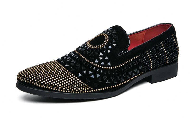 Gianluca Miesten Loafer-mekkokengät - Musta