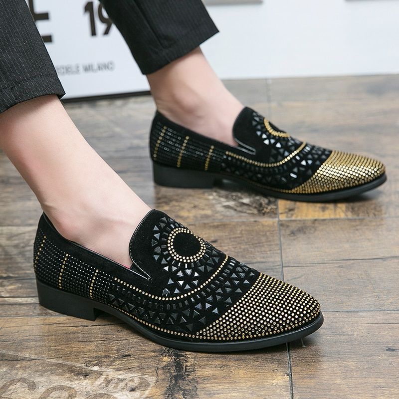 Gianluca Miesten Loafer-mekkokengät - Musta