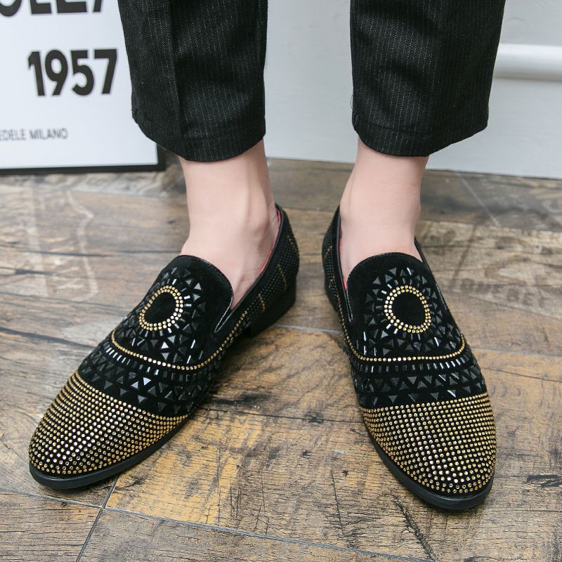 Gianluca Miesten Loafer-mekkokengät - Musta
