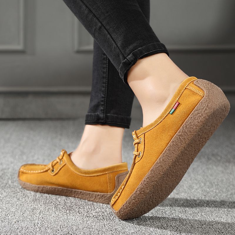 Gilma Naisten Litteät Loafer-kengät - Ruskea