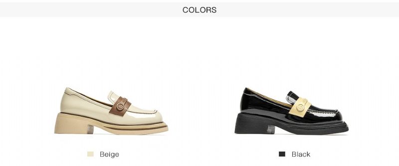 Giorgia Naisten Loafer-kengät - Beige