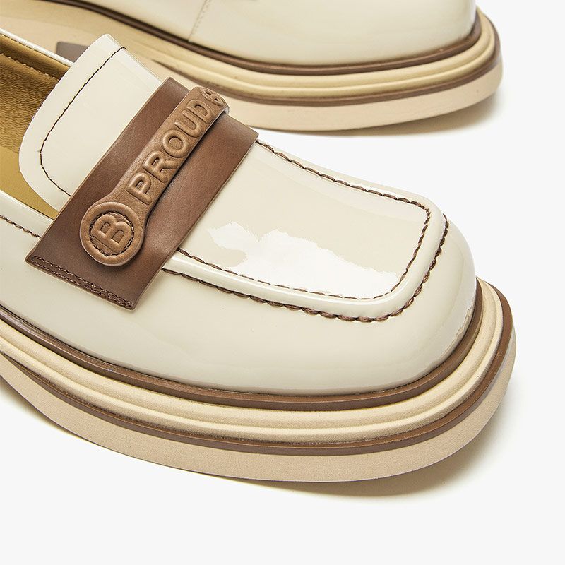 Giorgia Naisten Loafer-kengät - Beige
