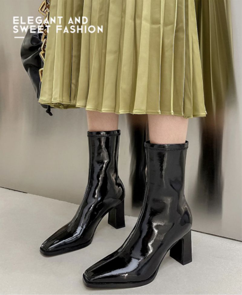 Girla Boots Mid Calf - Valkoinen