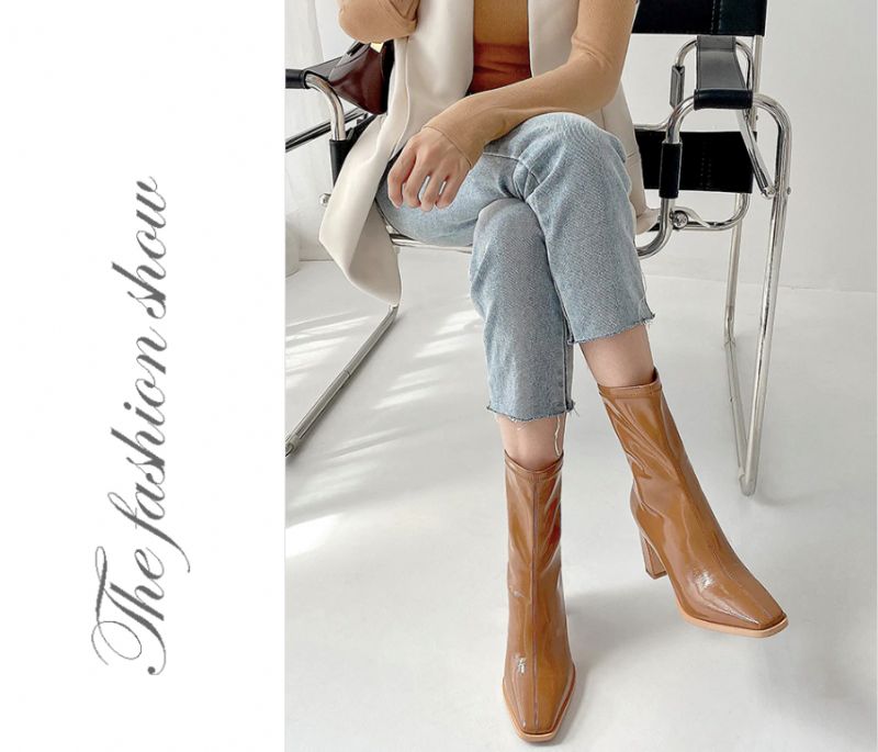 Girla Boots Mid Calf - Valkoinen