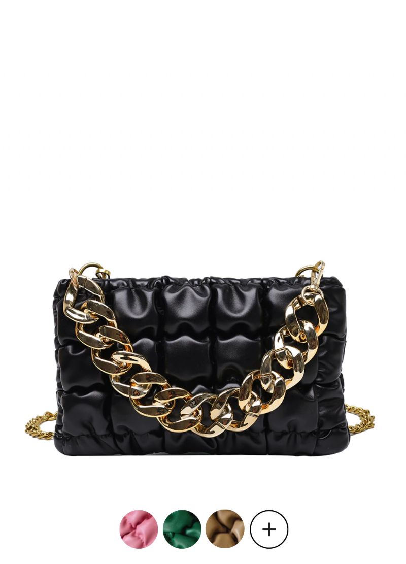 Glamour Naisten Pieni Nahkainen Crossbody Käsilaukku