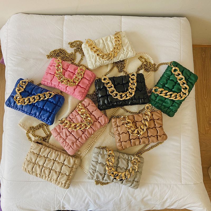 Glamour Naisten Pieni Nahkainen Crossbody Käsilaukku - Musta