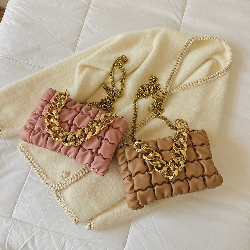 Glamour Naisten Pieni Nahkainen Crossbody Käsilaukku - Musta