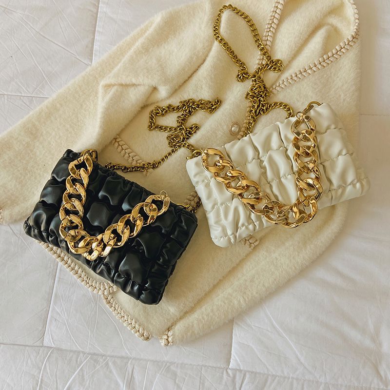Glamour Naisten Pieni Nahkainen Crossbody Käsilaukku - Musta