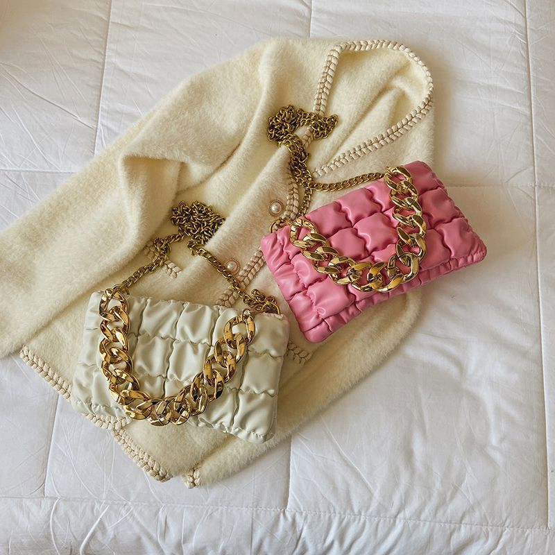 Glamour Naisten Pieni Nahkainen Crossbody Käsilaukku - Musta