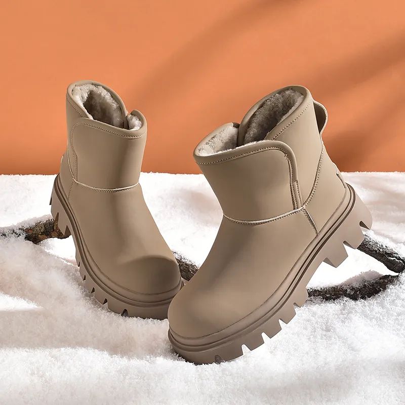 Gloriana Naisten Lumisaappaat - Beige