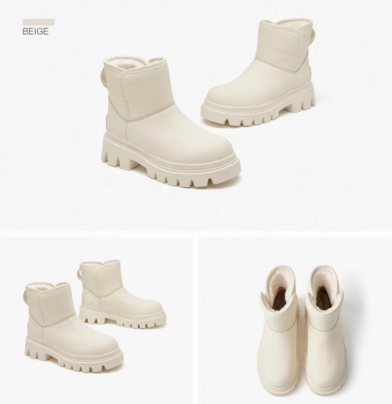 Gloriana Naisten Lumisaappaat - Beige