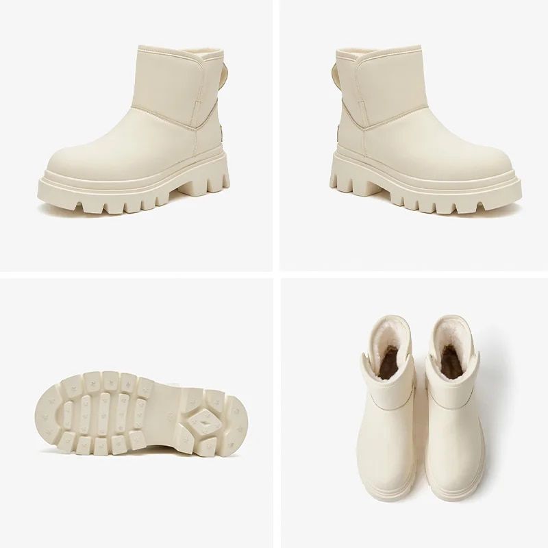 Gloriana Naisten Lumisaappaat - Beige