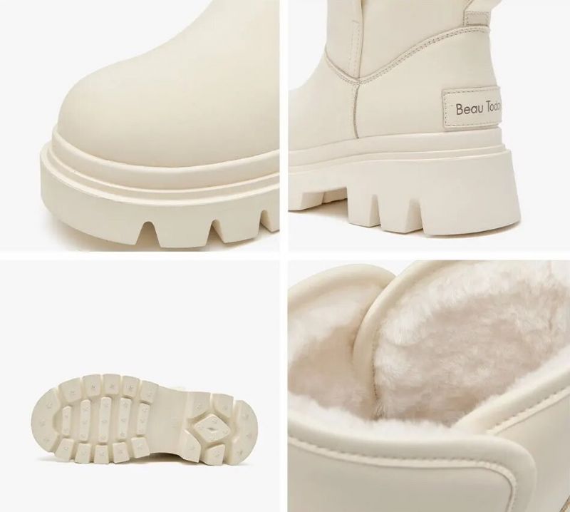 Gloriana Naisten Lumisaappaat - Beige