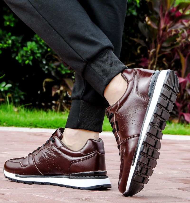 Graysonin Miesten Muotilenkkarit - Burgundy