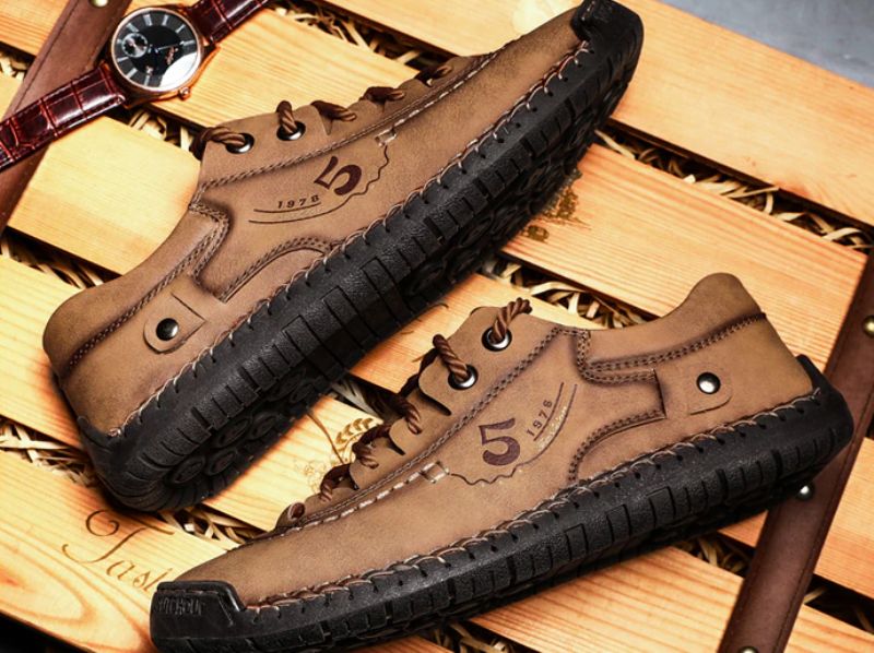 Guillen Miesten Loafers Vapaa-ajan Kengät - Khaki