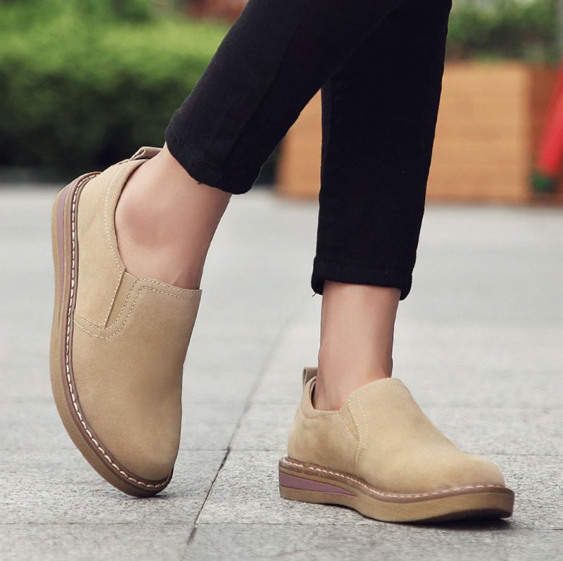 Hanna Naisten Loafer Beige-kengät - Khaki