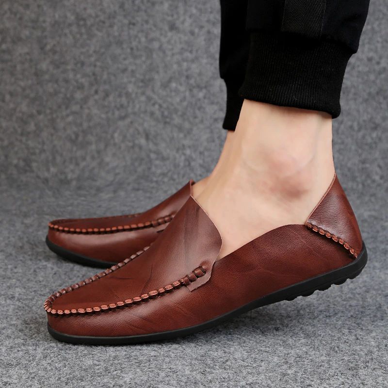 Harvey Miesten Loafer Vapaa-ajan Kengät - Kahvi