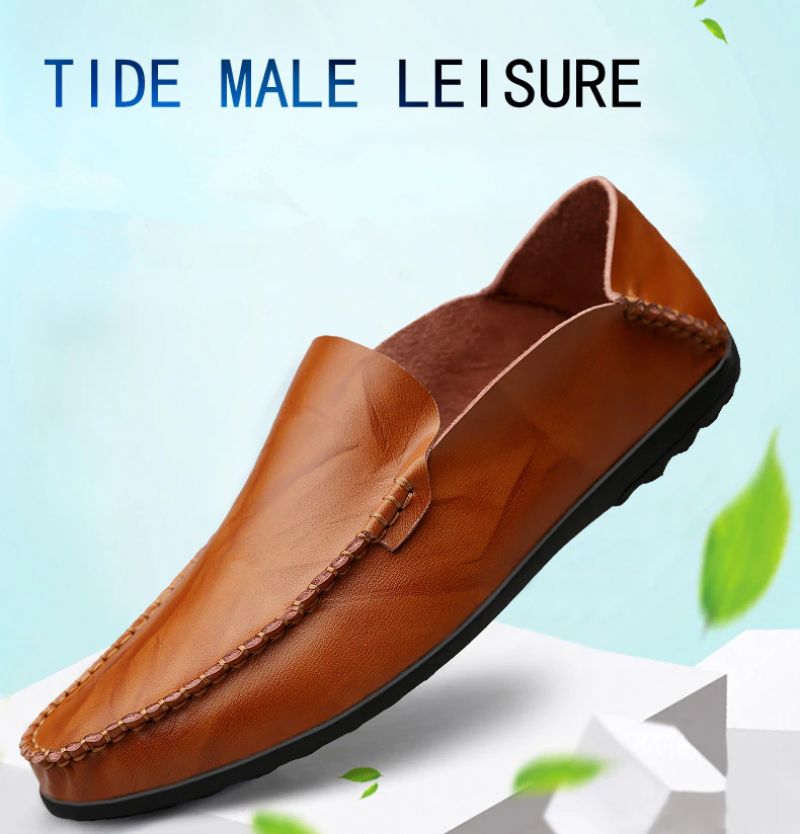 Harvey Miesten Loafer Vapaa-ajan Kengät - Kahvi