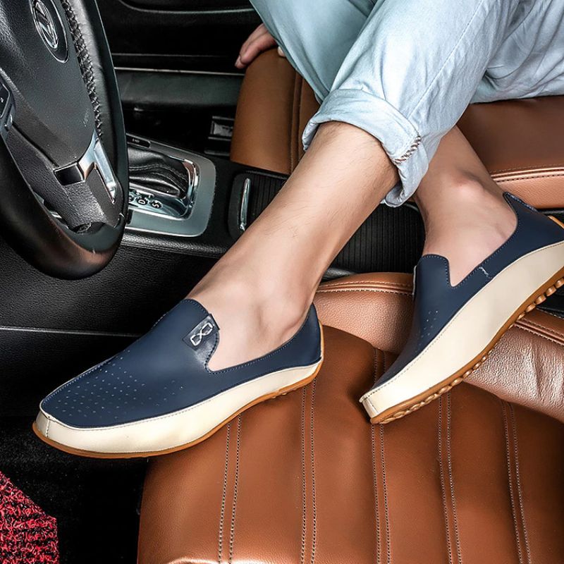 Henrry Miesten Loafers Vapaa-ajan Kengät - Sininen