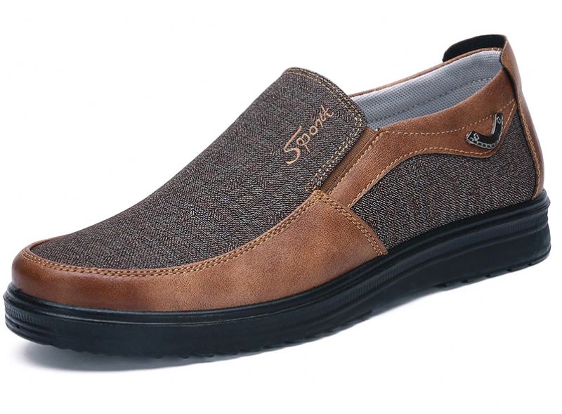 Heredia Miesten Loafers-mekkokengät - Musta