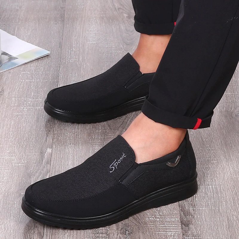 Heredia Miesten Loafers-mekkokengät - Musta