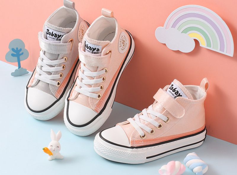 Hilaria Girls High Top Tennarit - Harmaa