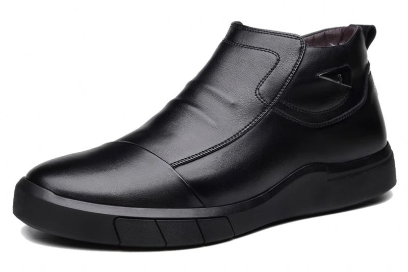 Historia Miesten Slip-on Saappaat - Musta