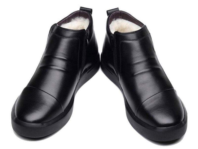 Historia Miesten Slip-on Saappaat - Musta