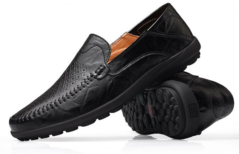 Hudson Miesten Loafers Vapaa-ajan Kengät - Musta