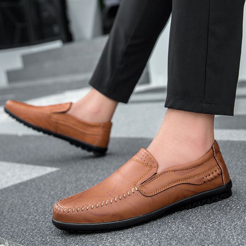 Hunter Miesten Loafers-mekkokengät - Ruskea