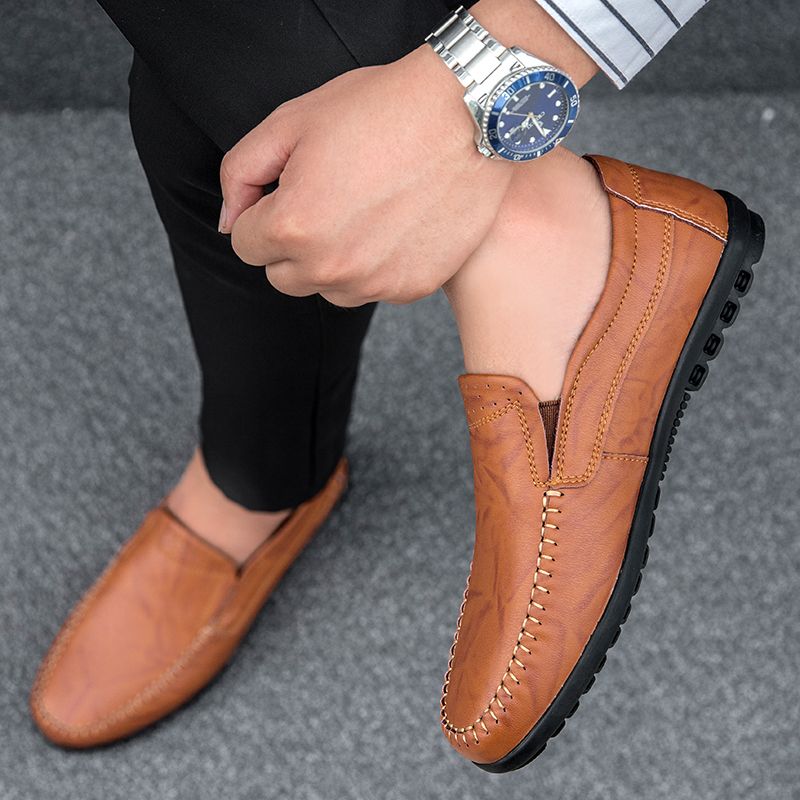 Hunter Miesten Loafers-mekkokengät - Ruskea