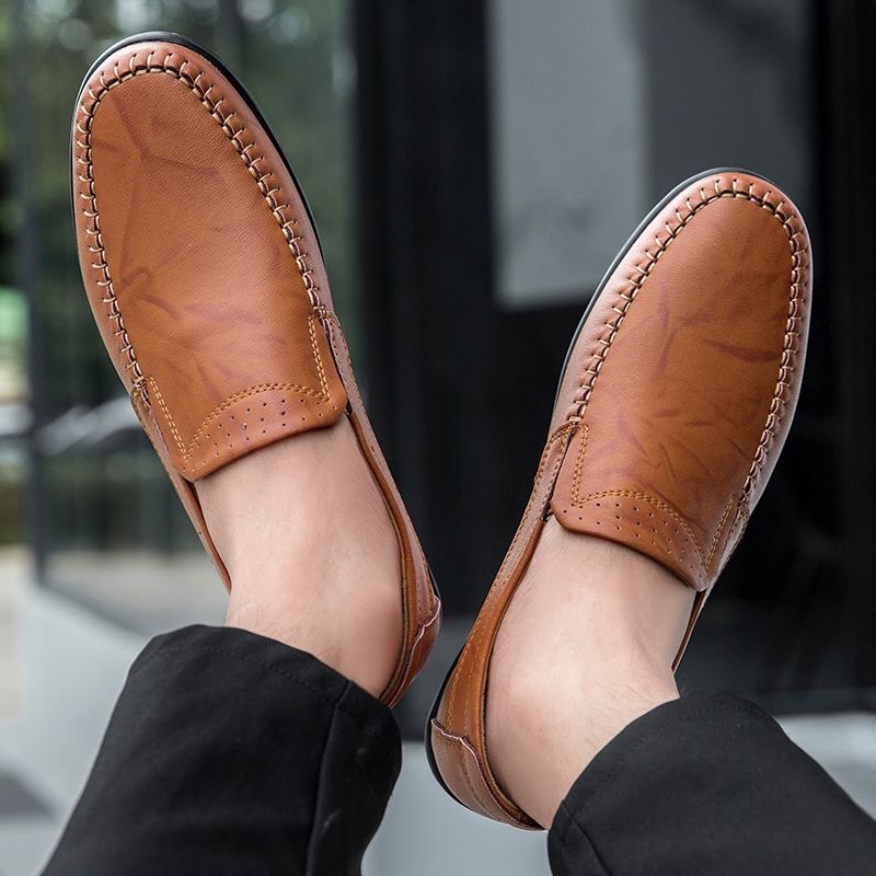 Hunter Miesten Loafers-mekkokengät - Ruskea