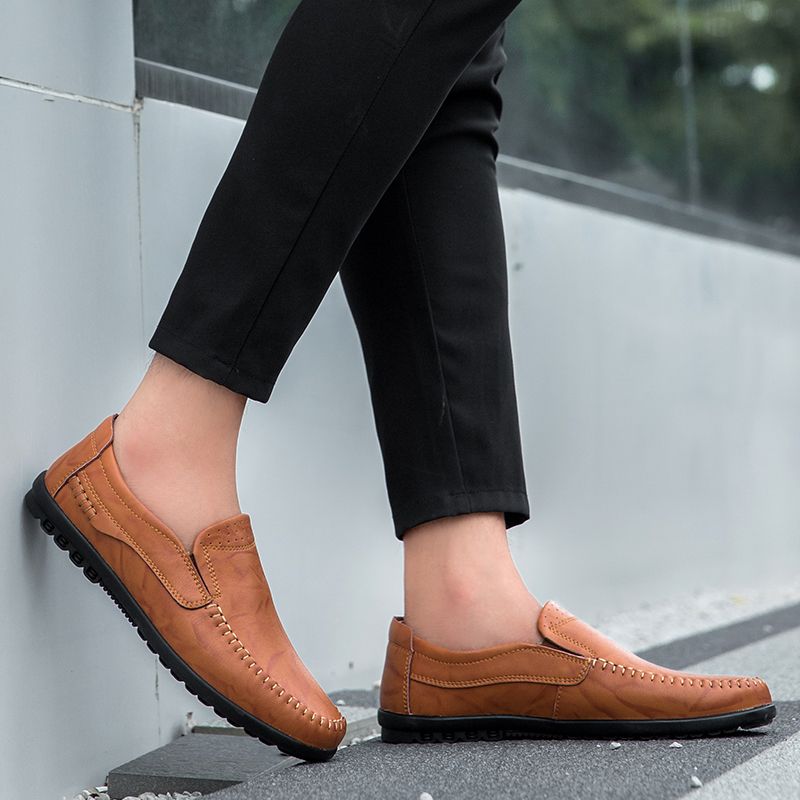 Hunter Miesten Loafers-mekkokengät - Ruskea