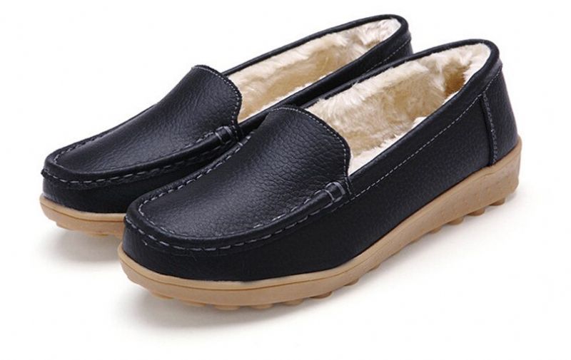 Ibana Naisten Nahkainen Loafer - Valkoinen