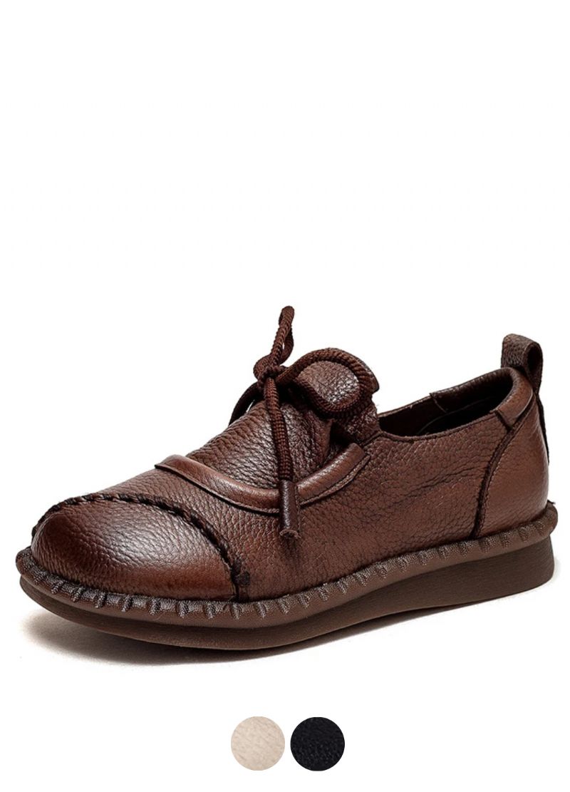 Idalia Naisten Nahkaiset Loafers-kengät