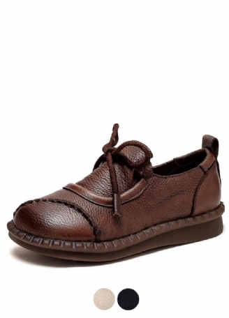 Idalia Naisten Nahkaiset Loafers-kengät