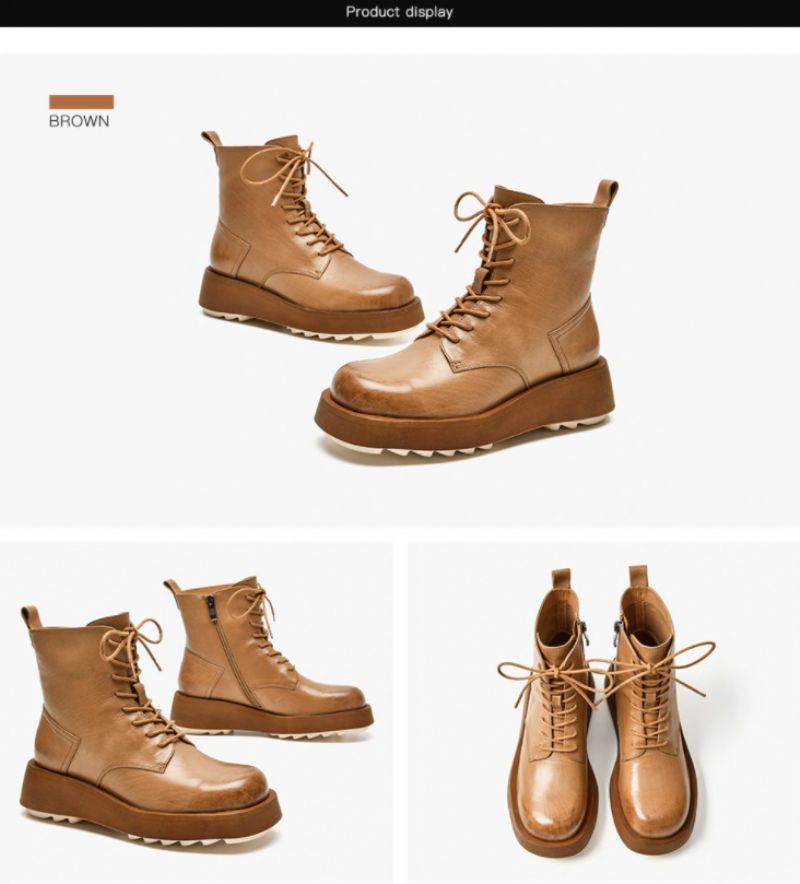 Inger Boots Nilkkakorkeus - Ruskea