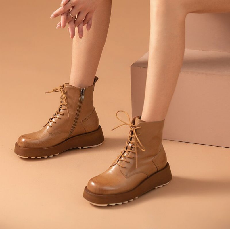 Inger Boots Nilkkakorkeus - Ruskea