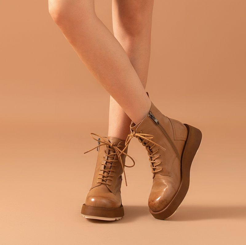 Inger Boots Nilkkakorkeus - Ruskea