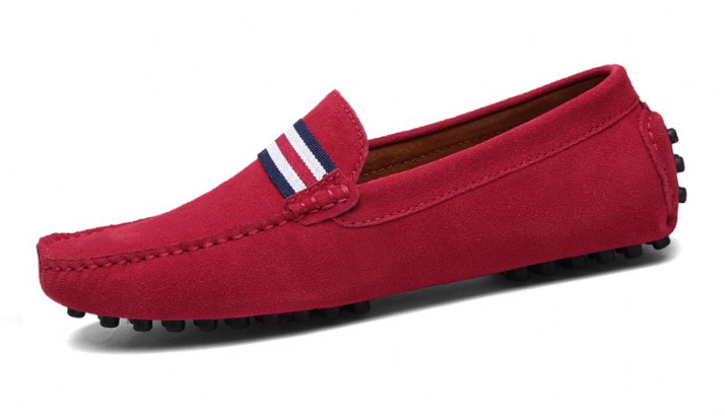 Irving Miesten Loafers -mekkokengät - Punainen