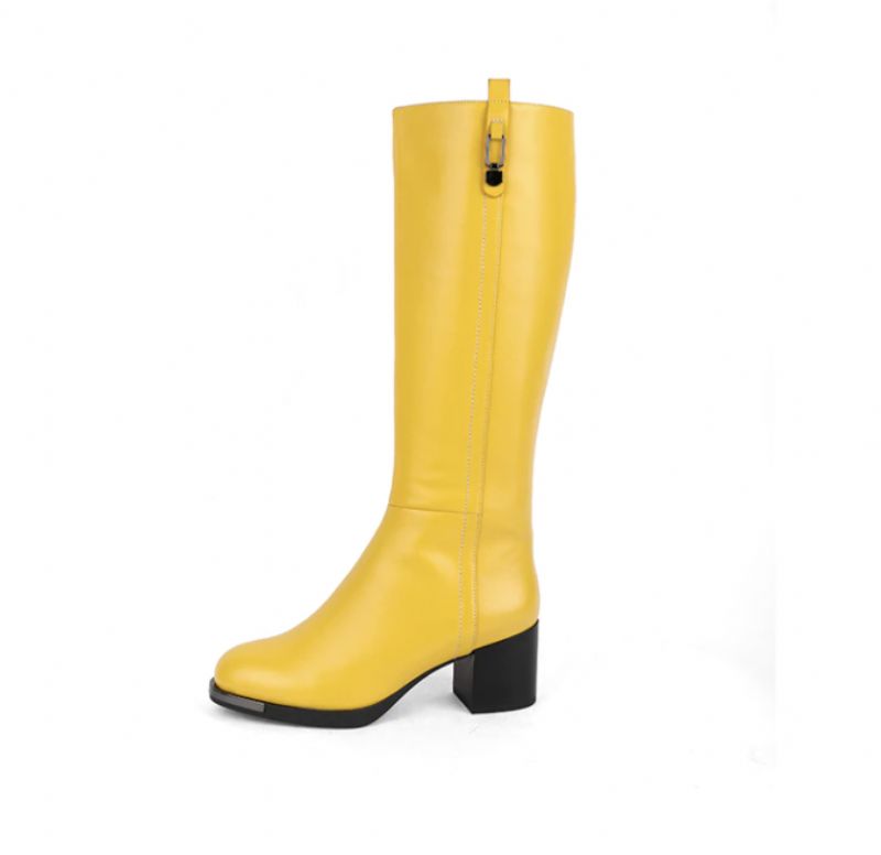 Isabel Boots Polvipituus - Keltainen