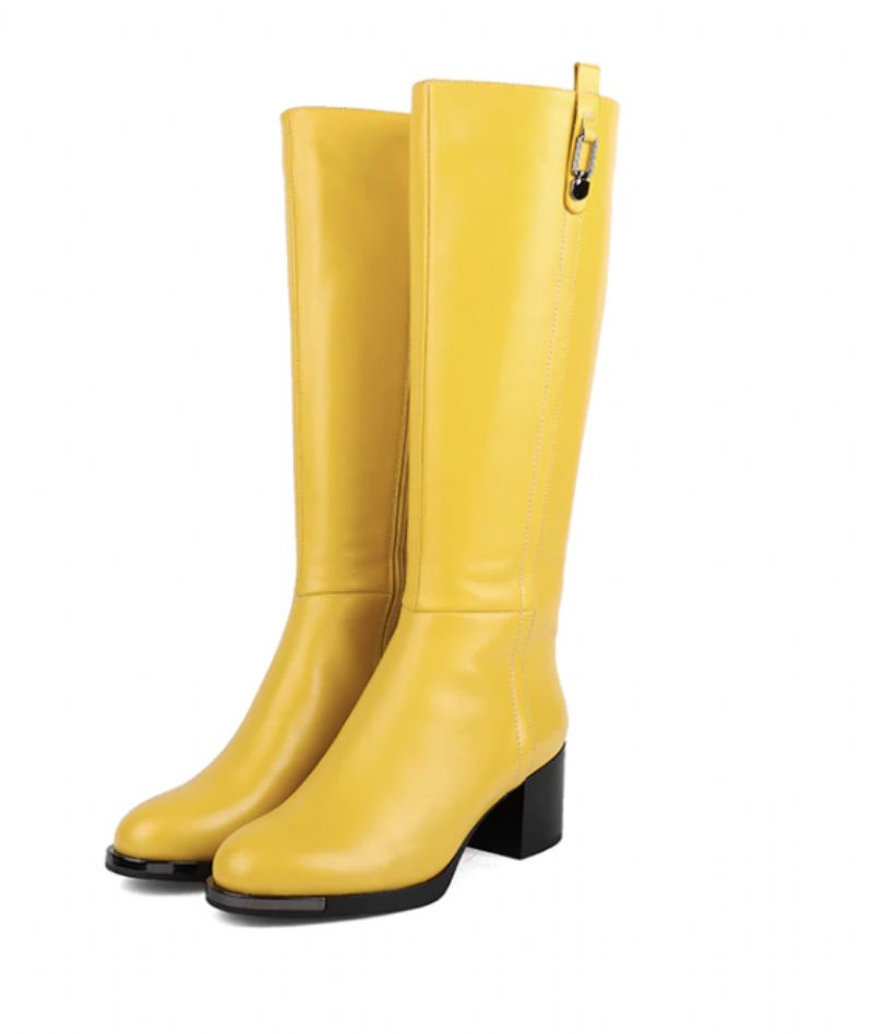 Isabel Boots Polvipituus - Keltainen