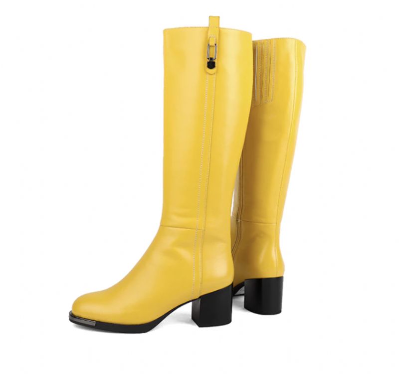 Isabel Boots Polvipituus - Keltainen