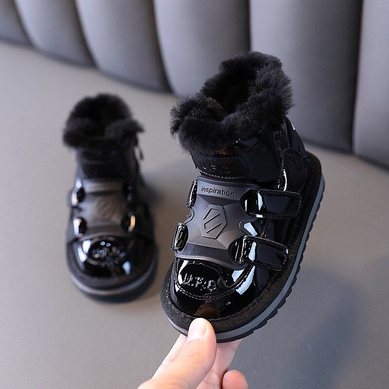 Jaimes Unisex Lasten Lumisaappaat - Hopeaturkis