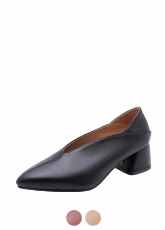 Janza Naisten Mustat Pumps -kengät