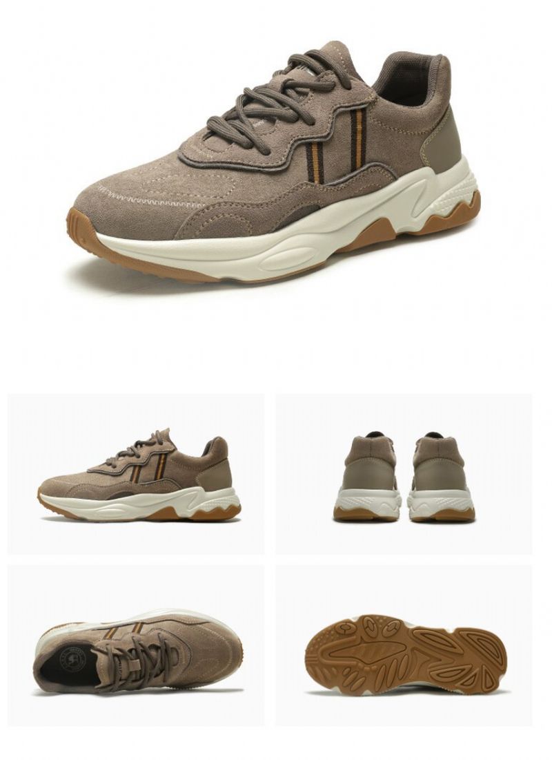 Jeff Miesten Mokkanahkaiset Tennarit - Beige