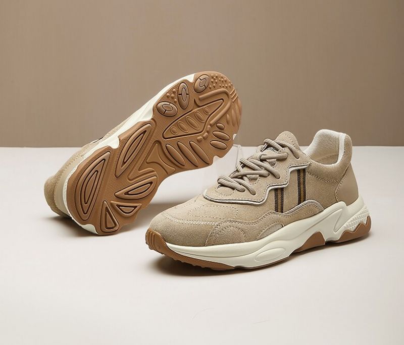 Jeff Miesten Mokkanahkaiset Tennarit - Beige