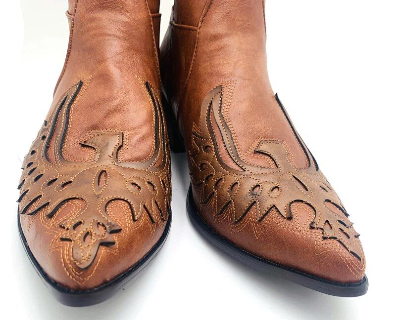 Jeremiah Miesten Cowboysaappaat - Ruskea