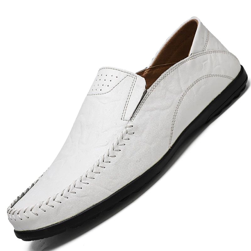 Joaquin Miesten Loafers-mekkokengät - Valkoinen