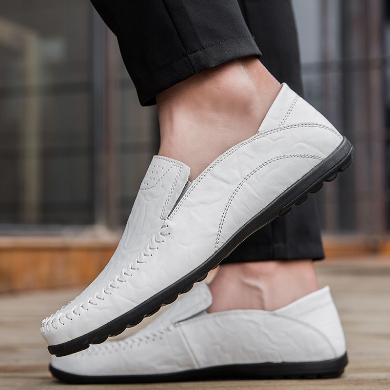 Joaquin Miesten Loafers-mekkokengät - Valkoinen